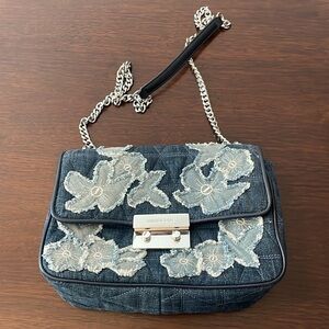 Michael Kors Sloan Denim Floral Sloan Bag
